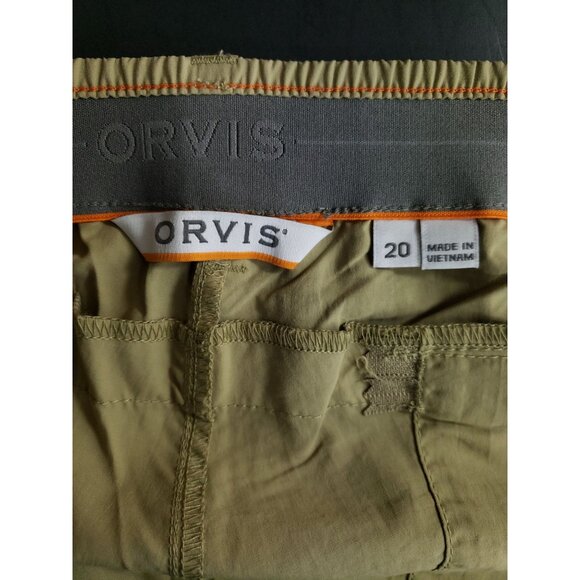 Orvis Outdoor Performance Pants Women's Size 20 Tan SPF 50 - Picture 7 of 9